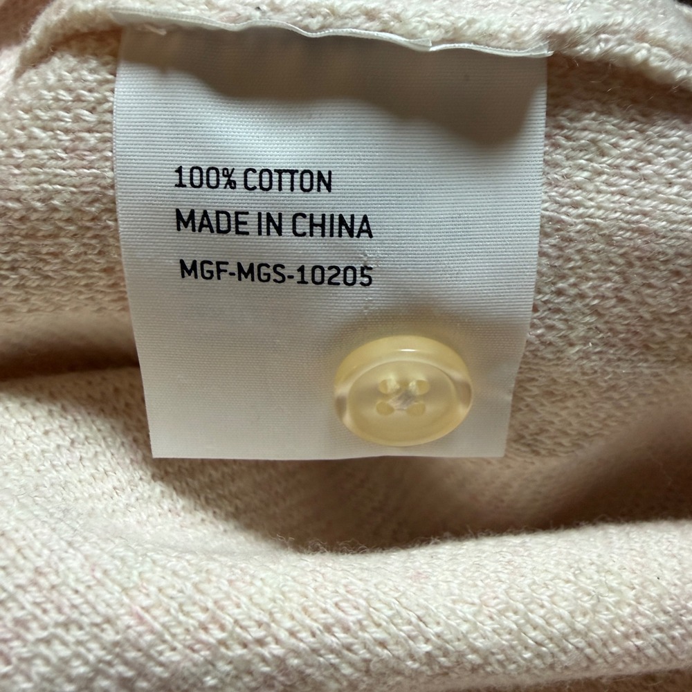 The Commons Mens XXL Off White Ribbed Knit Short Sleeve Polo Shirt USA Made NEW - Picture 7 of 8